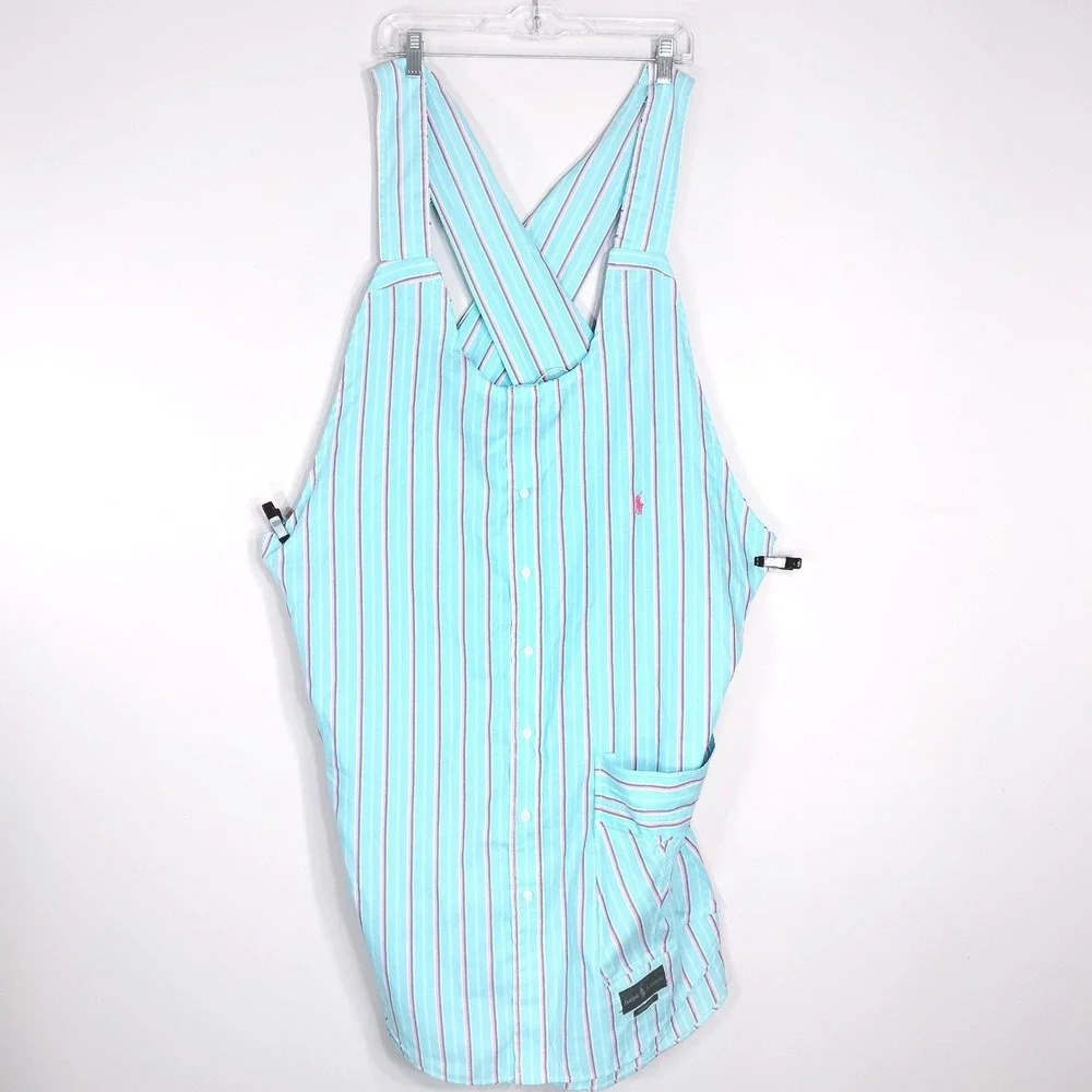 Ralph Lauren UPCYCLED Japanese Utility Apron XL; Big & Tall